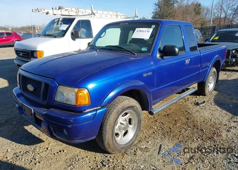 2004 Ford Ranger Edge/Tremor/Xlt from USA, damaged, VIN 1FTYR44U04PB46652